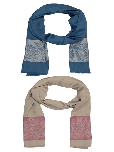 multi cotton scarf - 15010958 - Very Small Image - 1