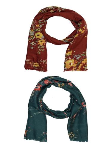 multi cotton scarf - 15010972 - Very Small Image - 1