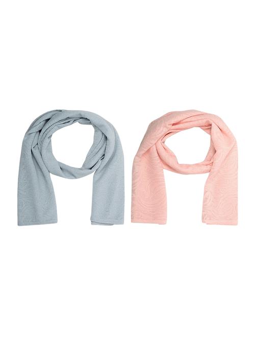 multi cotton scarf - 15011030 - Very Small Image - 1