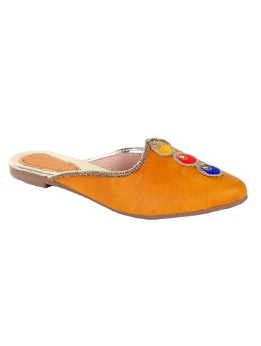 orange mules sandal - 15011506 - Very Small Image - 1