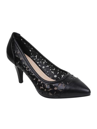 black suede slip on pumps - 15011620 - Very Small Image - 1