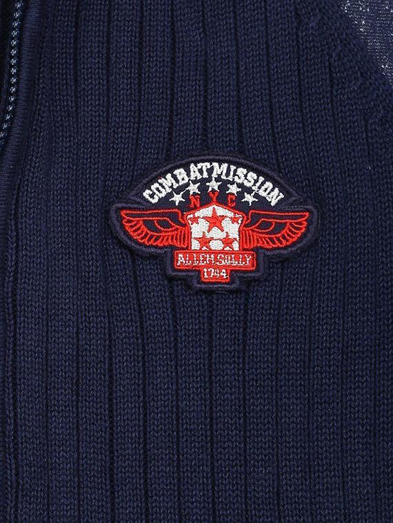 blue cotton sweater - 15011879 - Zoom Image - 3