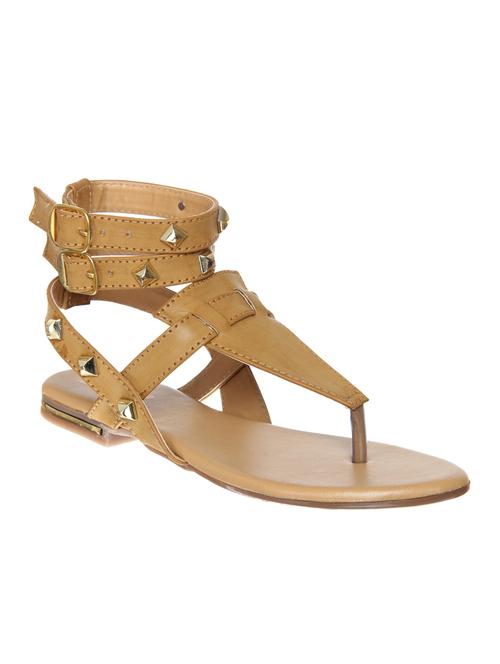 beige ankle strap sandal - 15012001 - Standard Image - 1