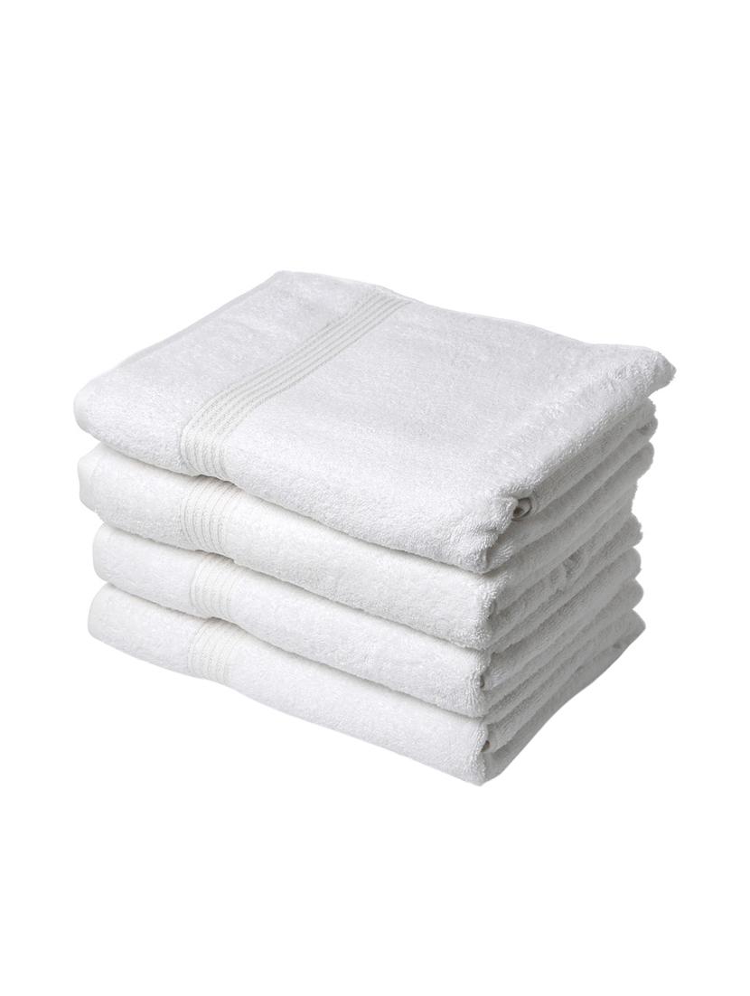 white soft bath towel (pack of 4)  