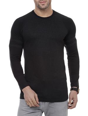 black cotton t-shirt - 15012196 - Standard Image - 1