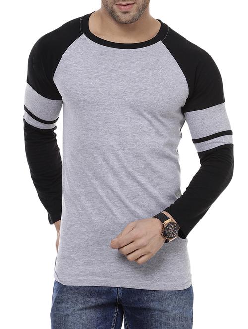 grey cotton raglan t-shirt - 15012201 - Very Small Image - 1