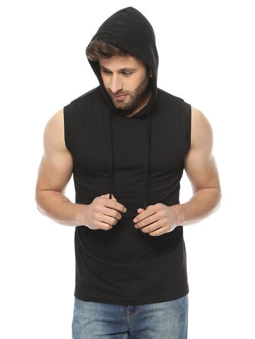 black cotton t-shirt - 15012203 - Standard Image - 1