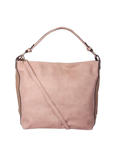 pink leatherette hobo handbag - 15012272 - Very Small Image - 1
