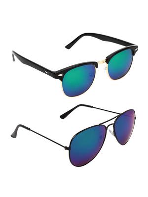 zyaden combo of two sunglasses clubmaster & aviator - pack of 2 - 15012365 - Standard Image - 2