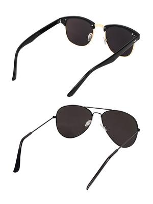 zyaden combo of two sunglasses clubmaster & aviator - pack of 2 - 15012365 - Standard Image - 3