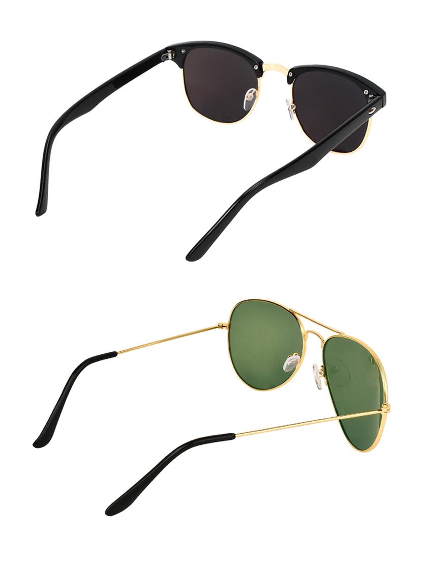 zyaden combo of two sunglasses clubmaster & aviator - pack of 2 - 15012371 - Zoom Image - 3