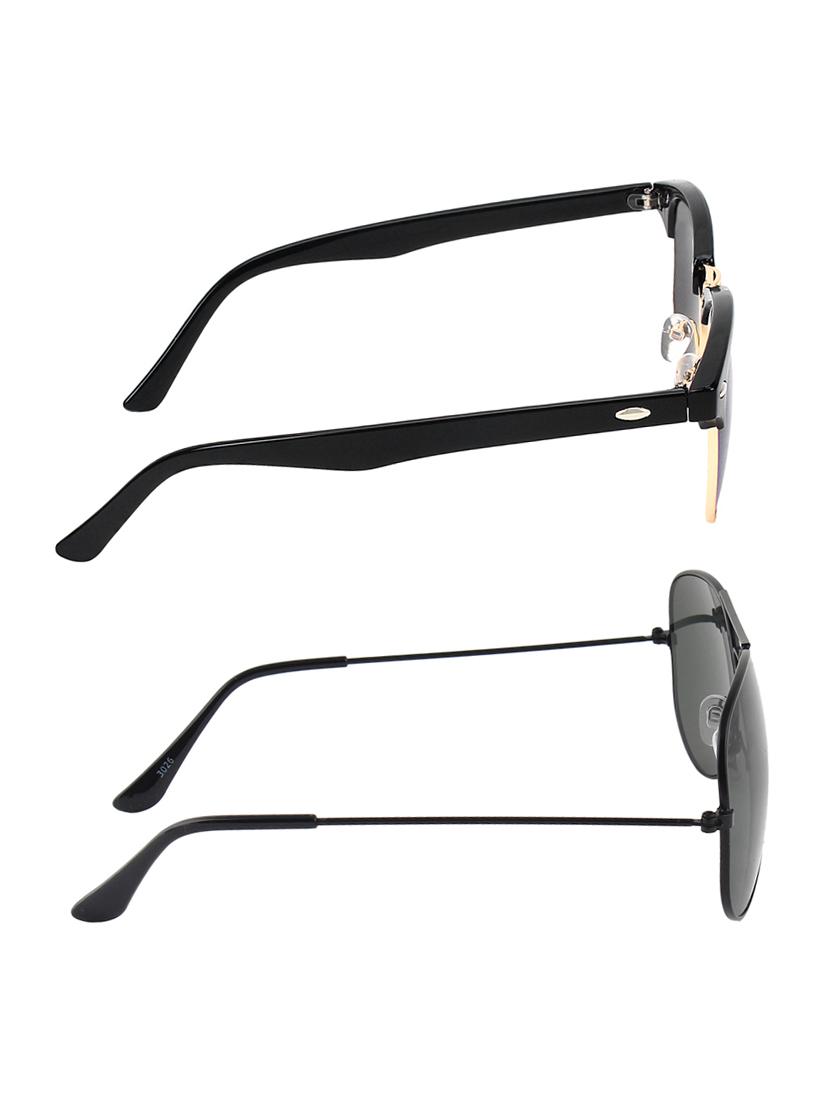 zyaden combo of two sunglasses clubmaster & aviator - pack of 2 - 15012374 - Zoom Image - 4