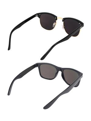 zyaden combo of two sunglasses clubmaster & wayfarer - pack of 2 - 15012381 - Standard Image - 3