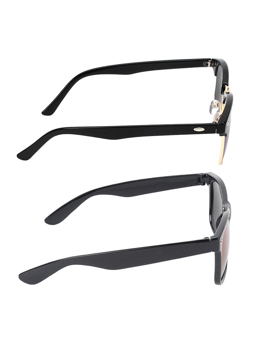 zyaden combo of two sunglasses clubmaster & wayfarer - pack of 2 - 15012381 - Zoom Image - 4