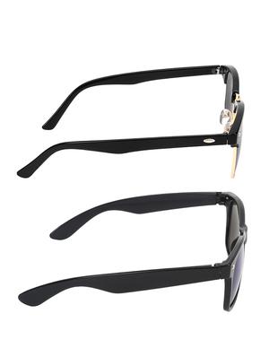 zyaden combo of two sunglasses clubmaster & wayfarer - pack of 2 - 15012388 - Standard Image - 4