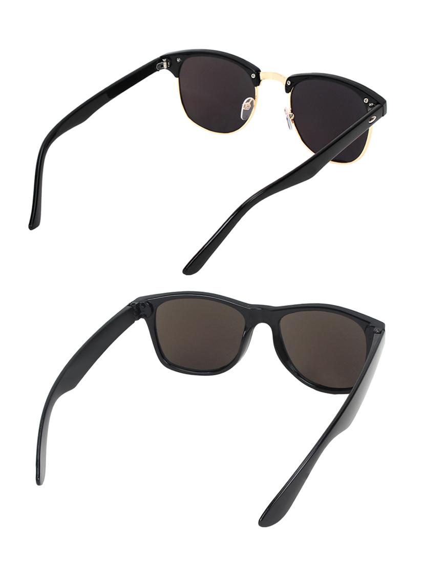 zyaden combo of two sunglasses clubmaster & wayfarer - pack of 2 - 15012388 - Zoom Image - 3