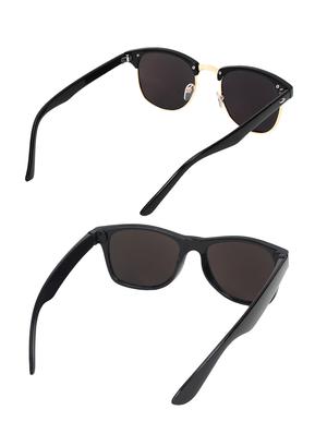 zyaden combo of two sunglasses clubmaster & wayfarer - pack of 2 - 15012390 - Standard Image - 3