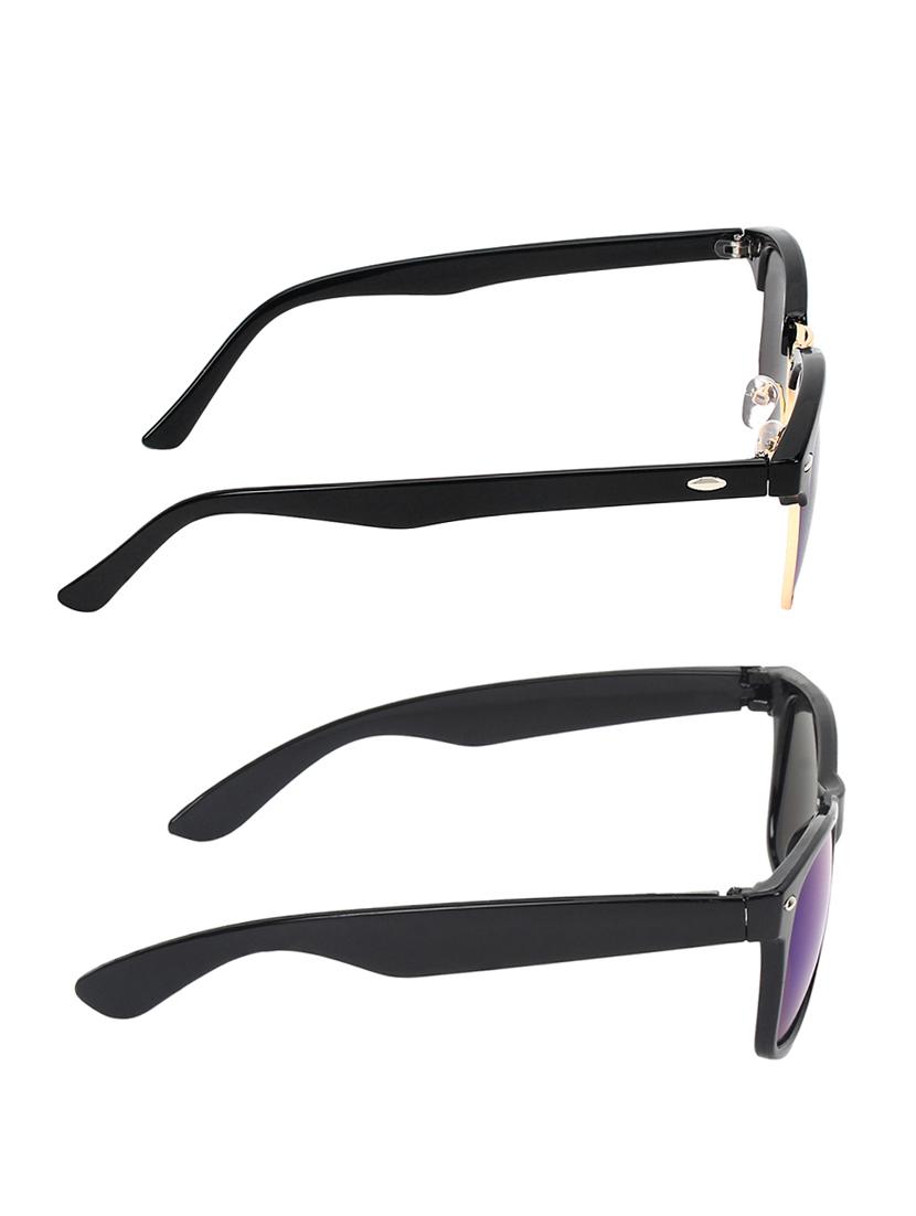 zyaden combo of two sunglasses clubmaster & wayfarer - pack of 2 - 15012390 - Zoom Image - 4