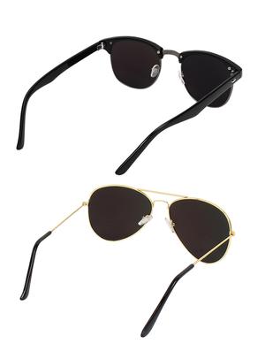zyaden combo of two sunglasses clubmaster & aviator - pack of 2 - 15012395 - Standard Image - 3