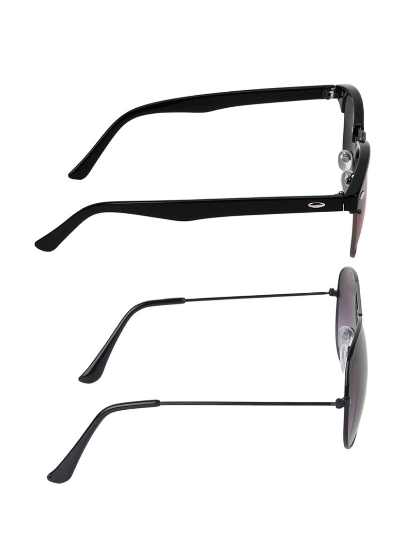 zyaden combo of two sunglasses clubmaster & aviator - pack of 2 - 15012400 - Zoom Image - 4