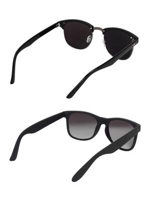 zyaden combo of two sunglasses clubmaster & wayfarer - pack of 2 - 15012412 - Standard Image - 3