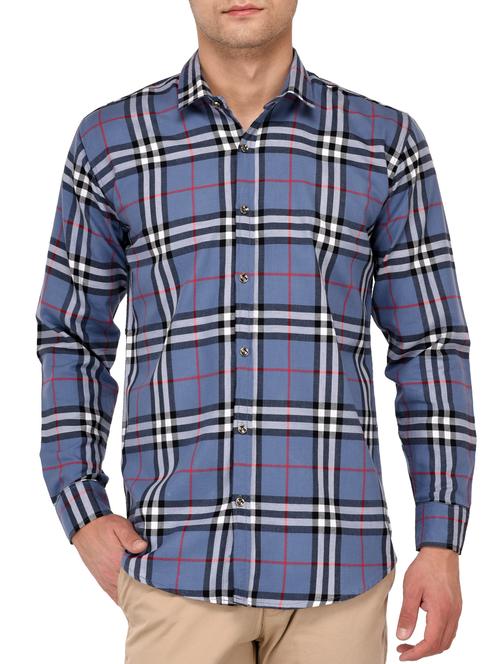 grey cotton casual shirt - 15012924 - Standard Image - 1