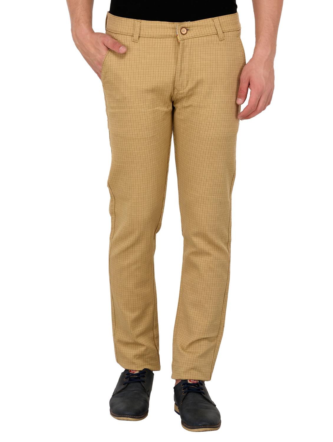 beige cotton chinos - 15012940 - Zoom Image - 1
