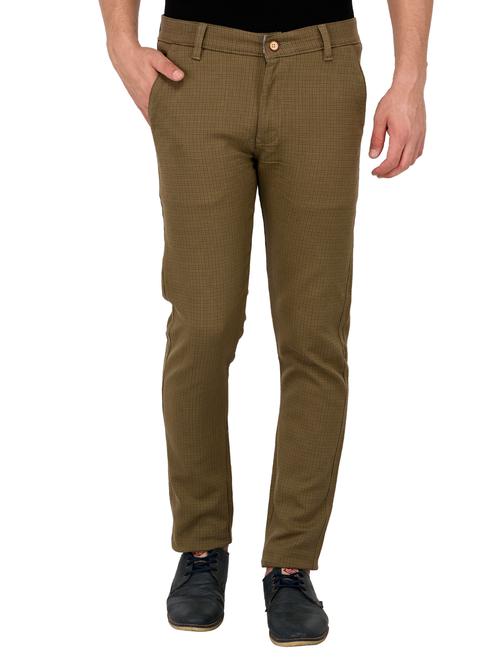 brown cotton chinos - 15012941 - Standard Image - 1