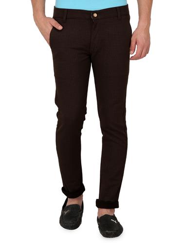 brown cotton chinos - 15012942 - Very Small Image - 1