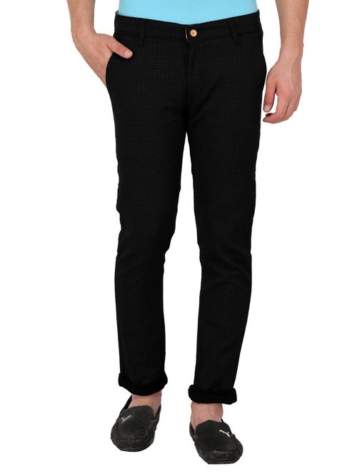 black cotton chinos - 15012943 - Standard Image - 1