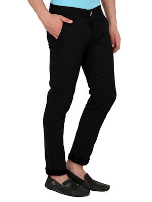 black cotton chinos - 15012943 - Standard Image - 2