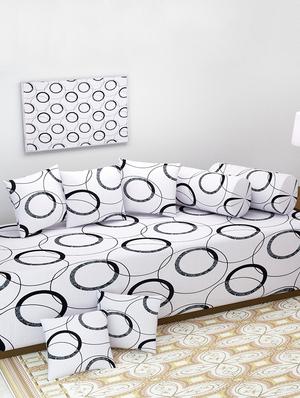 144 TC Cotton 8 Piece Diwan Set - 15012961 - Standard Image - 1