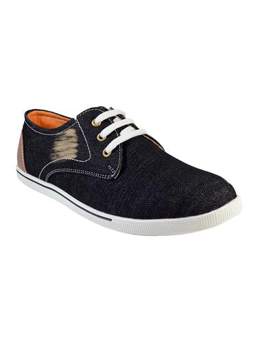 black Denim lace up sneaker - 15013046 - Very Small Image - 1