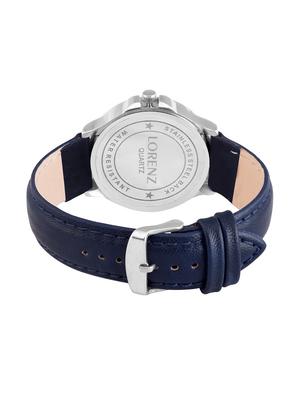 lorenz mk-1075a day date edition blue dial men's analog watch - 15013161 - Standard Image - 3