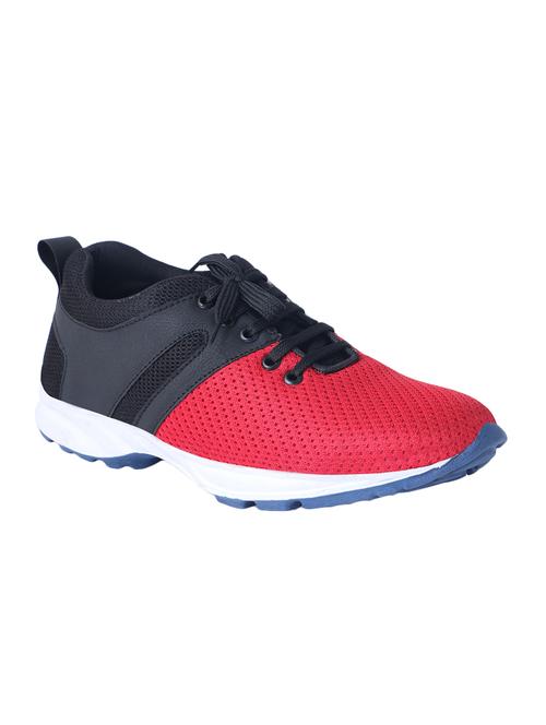 red & black Mesh sport shoe - 15013204 - Standard Image - 1