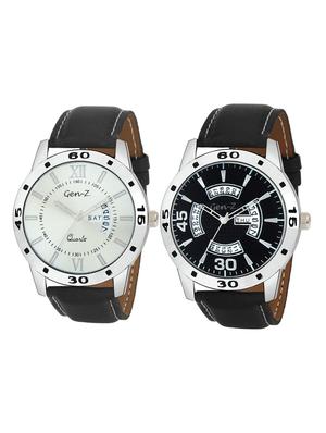 Gen-Z Combo of two day and date strap watches GENZ-CO-DD-0001-0002 - 15013217 - Standard Image - 1