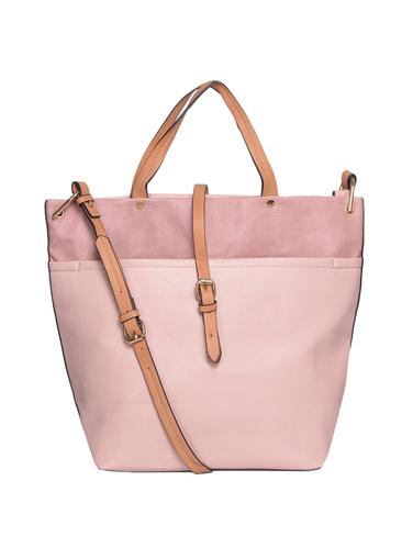 pink leatherette regular handbag - 15013294 - Very Small Image - 1
