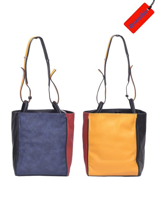 multi colored reversible handbag - 15013299 - Very Small Image - 1