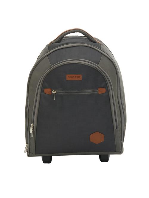 grey polyester trolleybag - 15013368 - Very Small Image - 1