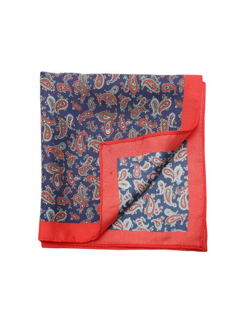blue polyester pocketsquare - 15013462 - Very Small Image - 1