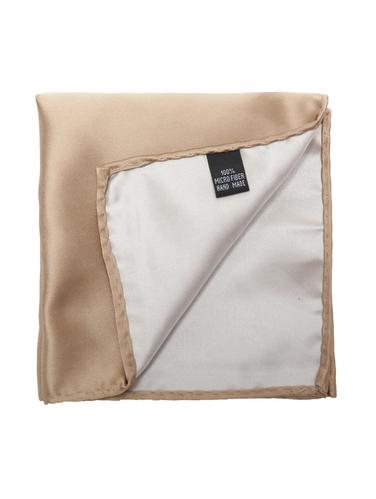 beige polyester pocketsquare - 15013468 - Very Small Image - 1