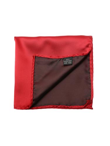 red polyester pocketsquare - 15013469 - Very Small Image - 1