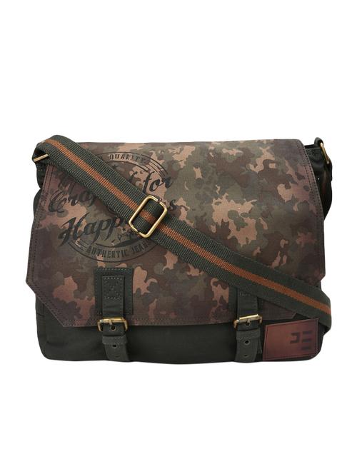 green faux messenger bag - 15013564 - Very Small Image - 1