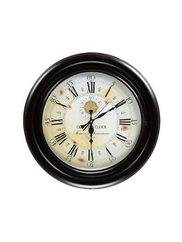 Hand Crafted Vintage Old Town Wooden Wall Clock - 15013623 - Very Small Image - 1