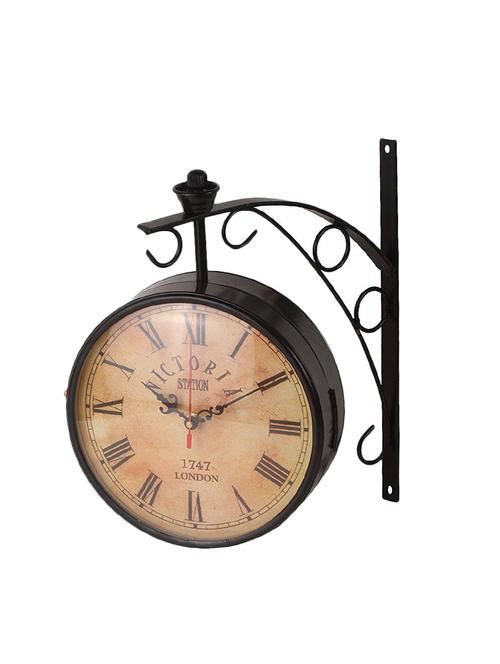 Victoria Station 8 Inch Clock Dia Double Sided Metal Vintage Wall Clock - 15013631 - Standard Image - 1