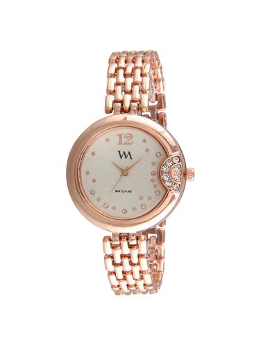 Watch Me White Dial Rose Gold Metal Watch for Women WMAL-307-Cx - 15013857 - Very Small Image - 1