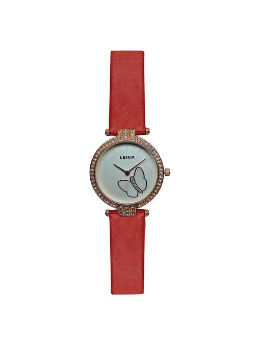 JM New Leina Style L1 Red Leather Belt Watch - 15013989 - Standard Image - 1