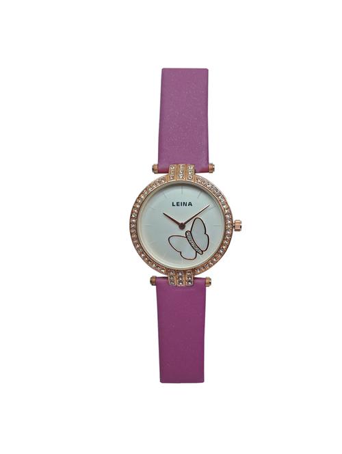 JM New Leina Style L1 Purple Leather Belt Watch - 15013994 - Standard Image - 1