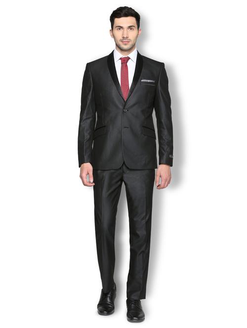 grey polyester blend suit - 15014120 - Very Small Image - 1