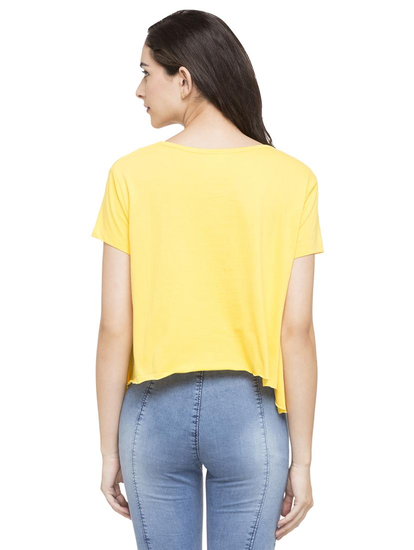 yellow quirky text tee - 15015019 - Zoom Image - 3